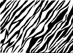 Black And White Zebra Print Background Clip Art at Clker.com - vector clip art online, royalty ...