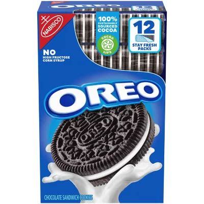 OREO Chocolate Sandwich Cookies, 5.23 oz., 12 pk. - Sam's Club