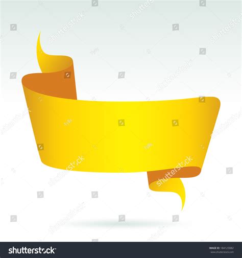 Blank Gold Banner. Vector - 184123082 : Shutterstock