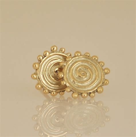 Post Gold Earring 14k Gold Post Earrings Gold Stud Earring - Etsy