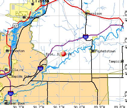 Erie, Illinois (IL 61250) profile: population, maps, real estate, averages, homes, statistics ...