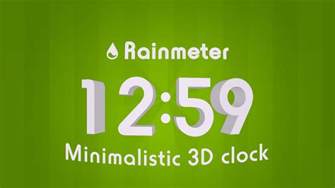Rainmeter Clock