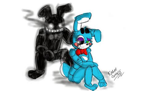 My protector-Toy Bonnie and Shadow Bonnie by Edgar-Games on DeviantArt