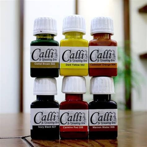 Calligraphy Inks 12 colors - Stationery Art