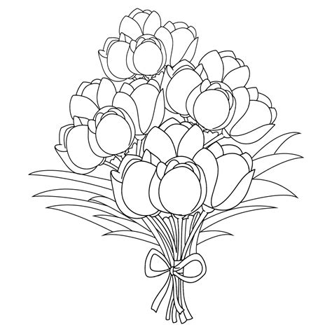 Tulip - Coloring Pages