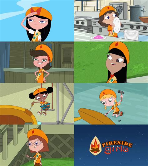 Phineas and Ferb - Fireside Girls Members by dlee1293847 on DeviantArt