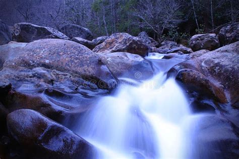 Slow Shutter Speed Water Photography of a River Waterfall in the ...