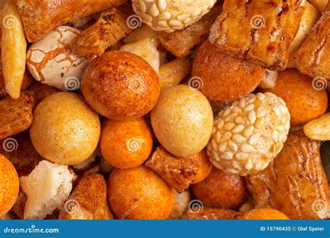 Japanese rice crackers stock image. Image of baked, group - 15790435