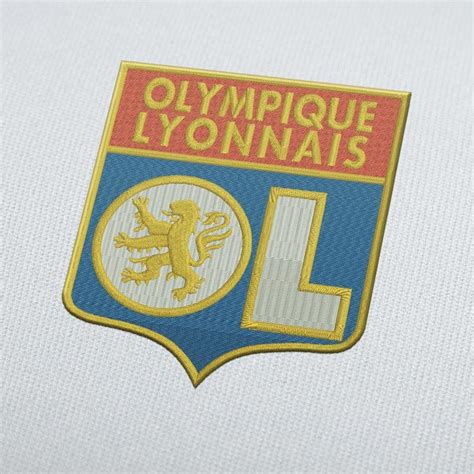 Olympique Lyonnais Logo Embroidery Design Download - EmbroideryDownload