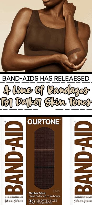 Band-Aid Has Released A New Line Of Bandages To Better Blend With A Range of Skin Tones