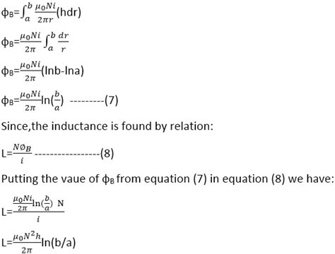 Inductance of a toroid formula derivation and examples