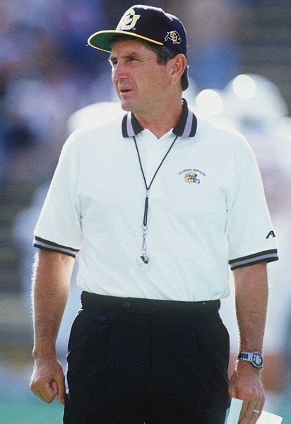 Bill McCartney Colorado Buffaloes HC | College football coaches, Football coach, Football