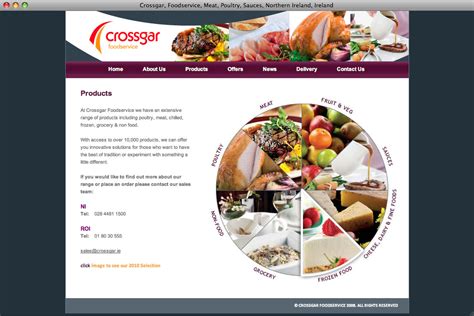 Pallas Foods - website design