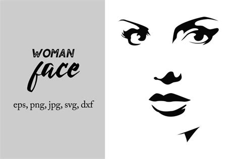 Woman Face Outline Svg - 131+ SVG File for Silhouette