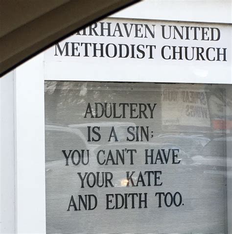 21 Of The Funniest Church Signs From 2018