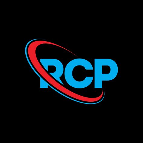 logotipo de rcp. carta rcp. diseño del logotipo de la letra rcp ...