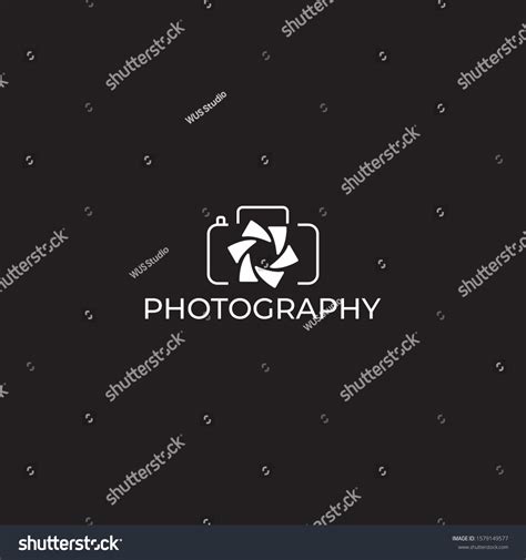 Photography Logo Design Vector Template Minimalist Stock Vector (Royalty Free) 1579149577 ...