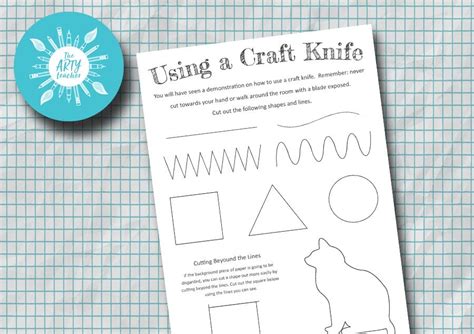 How to Use a Craft Knife - The Arty Teacher