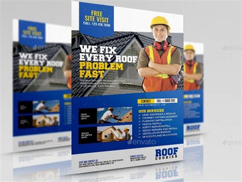 16+ Roofing Flyer Designs | Free & Premium Downloads