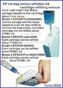 For Noritsu D701 D703 D1005 Green II Refillable Ink Cartridge With One Time Chip | Empty Ink ...