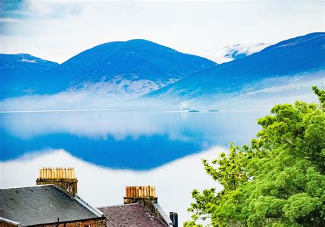 Isle of Bute. The water is so still today the hills reflected nicely. : Scotland