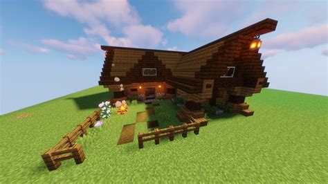 Spruce Wood Cottage [.schem] Minecraft Map