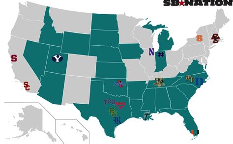 25 maps that explain college football - SBNation.com