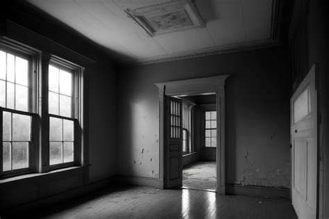 Premium AI Image | Vacant room inside of a building