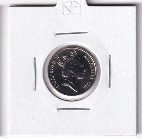 AUSTRALIAN: 1988 5 Cent Unc Coin In 2X2 Holder -. , EUR 2,17 - PicClick FR