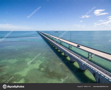 Seven mile bridge aerial view — Stock Photo © aiisha #166431118