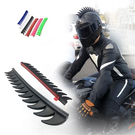 Motorcycle Helmet Reflective Decals Sticker Dirt Bike Rubber Strip ...