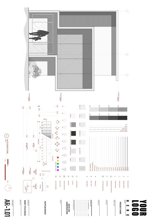 AutoCAD Template | Architecture Drawing | Autocad, Layout architecture ...