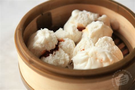 FREE Barbecue Pork Steamed Buns Photo, Dim Sum Dish Picture, Chinese Food Image, Royalty-Free ...