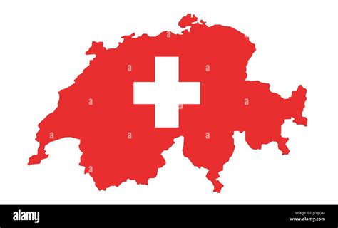 Switzerland Map Flag vector illustration Stock Vector Image & Art - Alamy