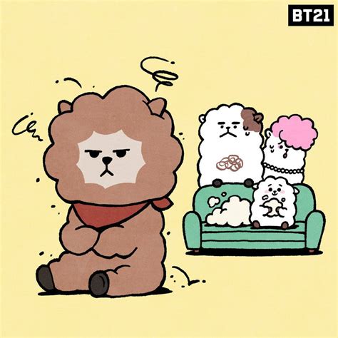 Download free Brown Rj Bt21 With His Family Wallpaper - MrWallpaper.com