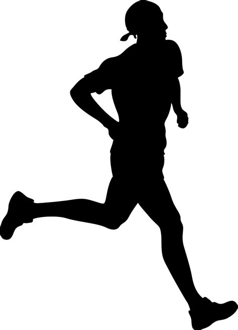 Running Silhouette Clip art - Silhouette png download - 708*981 - Free ...