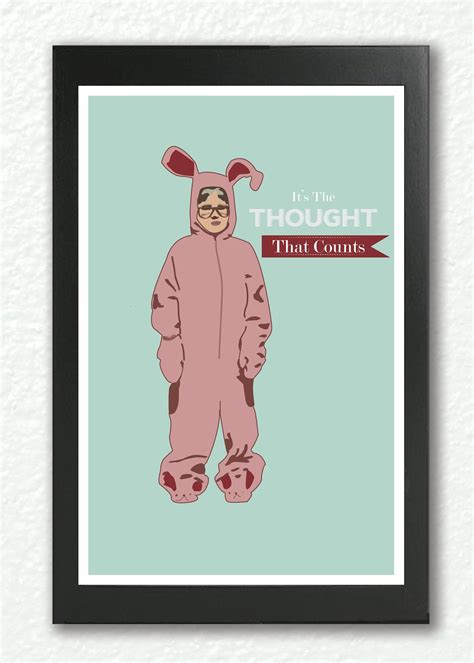 A Christmas Story print bunny scene classic by GoodNightOwlDesigns, $22 ...