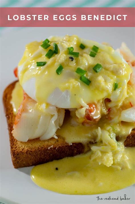 Lobster eggs benedict is a decadent brunch dish. Toasted brioche is topped with broiled lobster ...