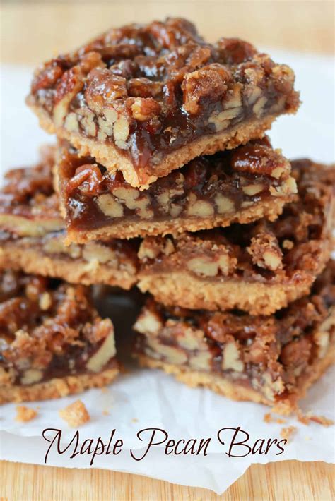 Maple Pecan Bars