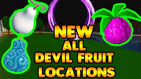 CODES! BLOX FRUITS All Devil Fruit Spawn Location + HOW TO GET ANY ...