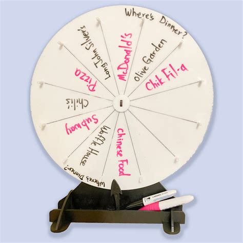 Multi Purpose Spinning Wheel Decision Maker – Glowforge Shop