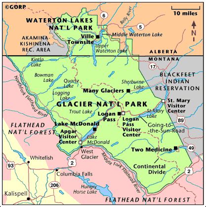 Camping Info: Trails & Maps - Glacier National Park