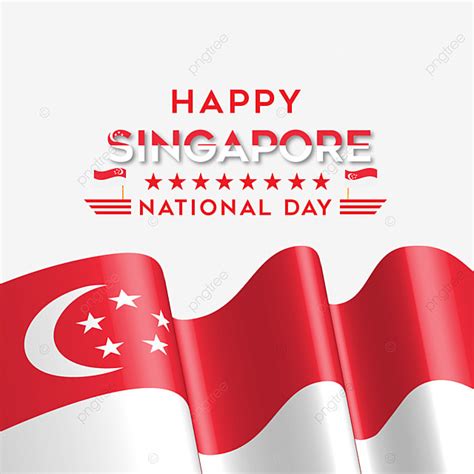 Singapore National Day Vector Design Images, Happy Singapore National ...