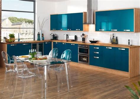 Turquoise kitchen | Modular kitchen design, Modular kitchen designs ...