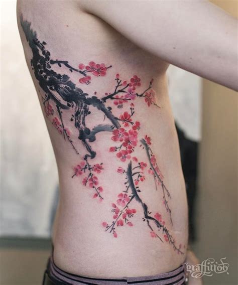 plum blossom :) - #타투 #그라피투 #타투이스트리버 #디자인 #그림 #디자인 #아트 #일러스트 #tattoo # ...