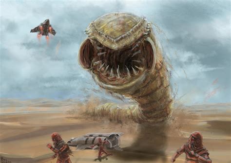 Sand worm by Meewtoo on DeviantArt