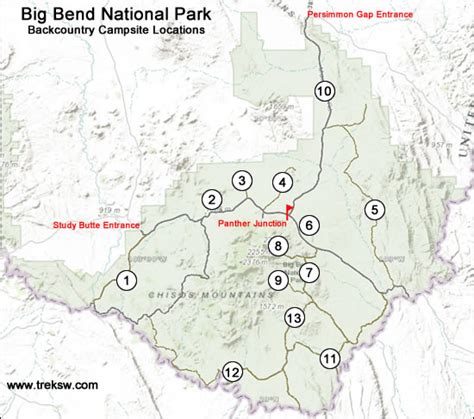 backcountry camping locations - Trek Southwest