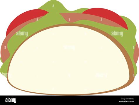 Taco mexican food cartoon Stock Vector Image & Art - Alamy