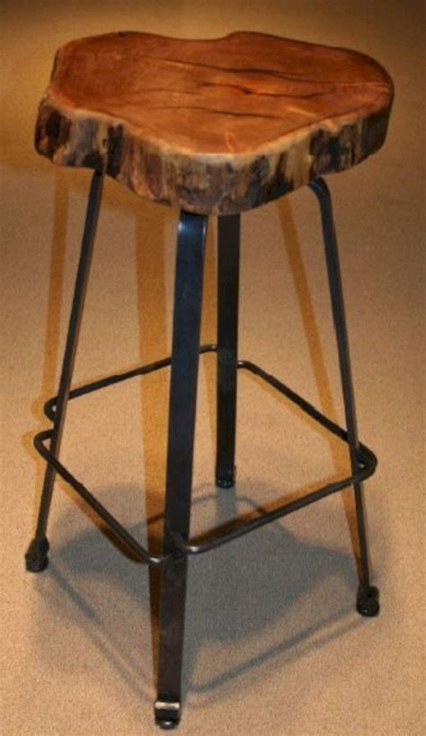 Rustic Log Bar Stools - Ideas on Foter