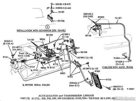 C6 Kickdown Linkage Diagram